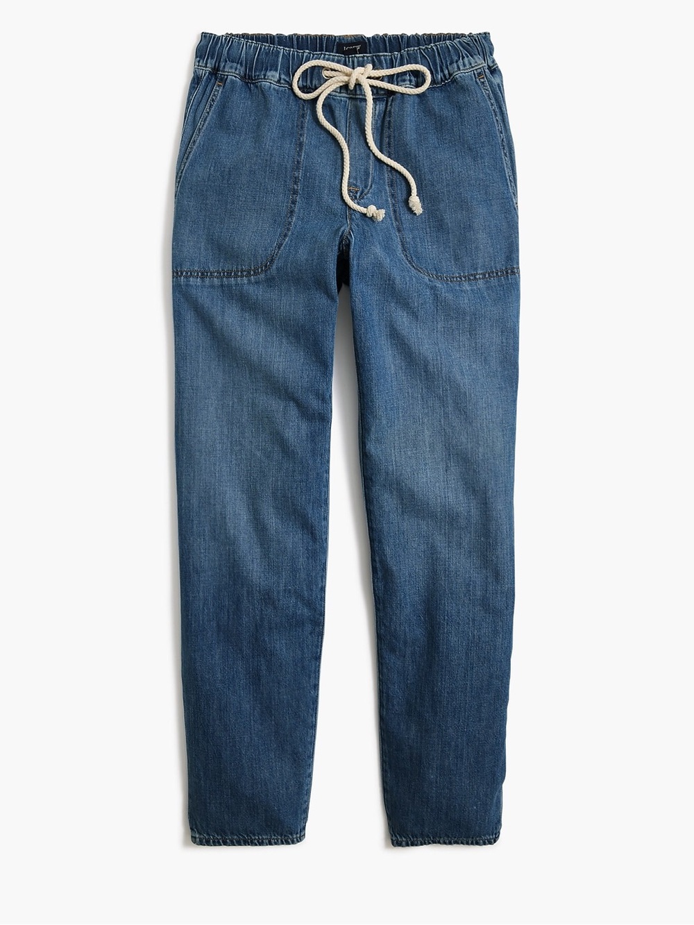J Crew Denim drawstring pant